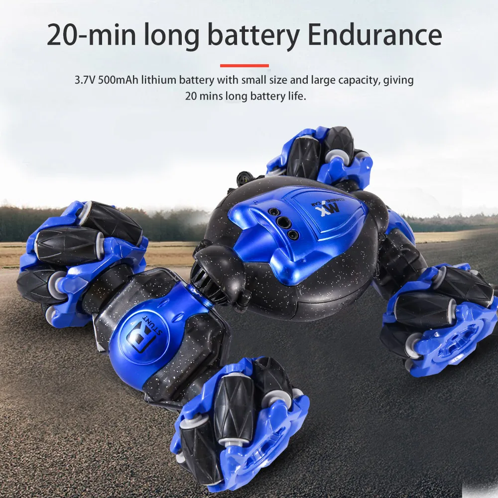 1827 20 2 4G 4WD RC Stunt Car Twist автомобильные часы индукционный жесты внедорожный плоский