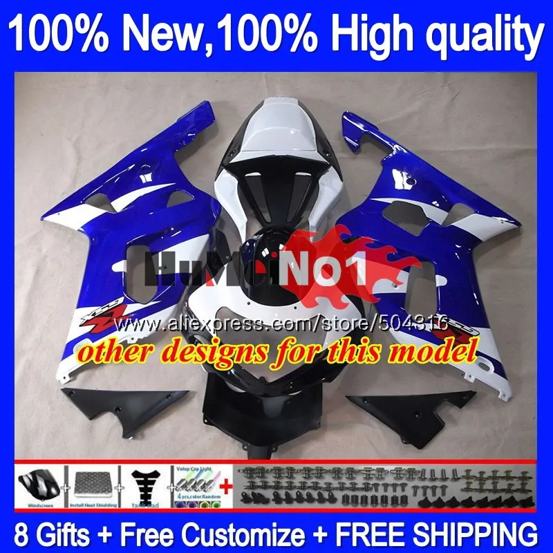 Корпус для SUZUKI GSX-R1000 GSXR1000 1000CC 2000 2001 2002 белый черный 19MC72 GSXR-1000 K2 GSX R1000 GSXR 1000 00 01 02