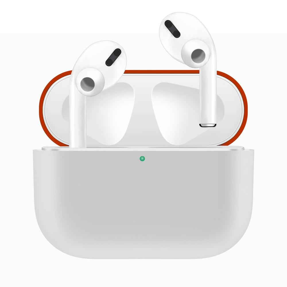 Для Apple AirPods Pro Чехол силиконовый Bluetooth беспроводной TWS наушники защитный чехол для Air Pods Pro чехол противоударный