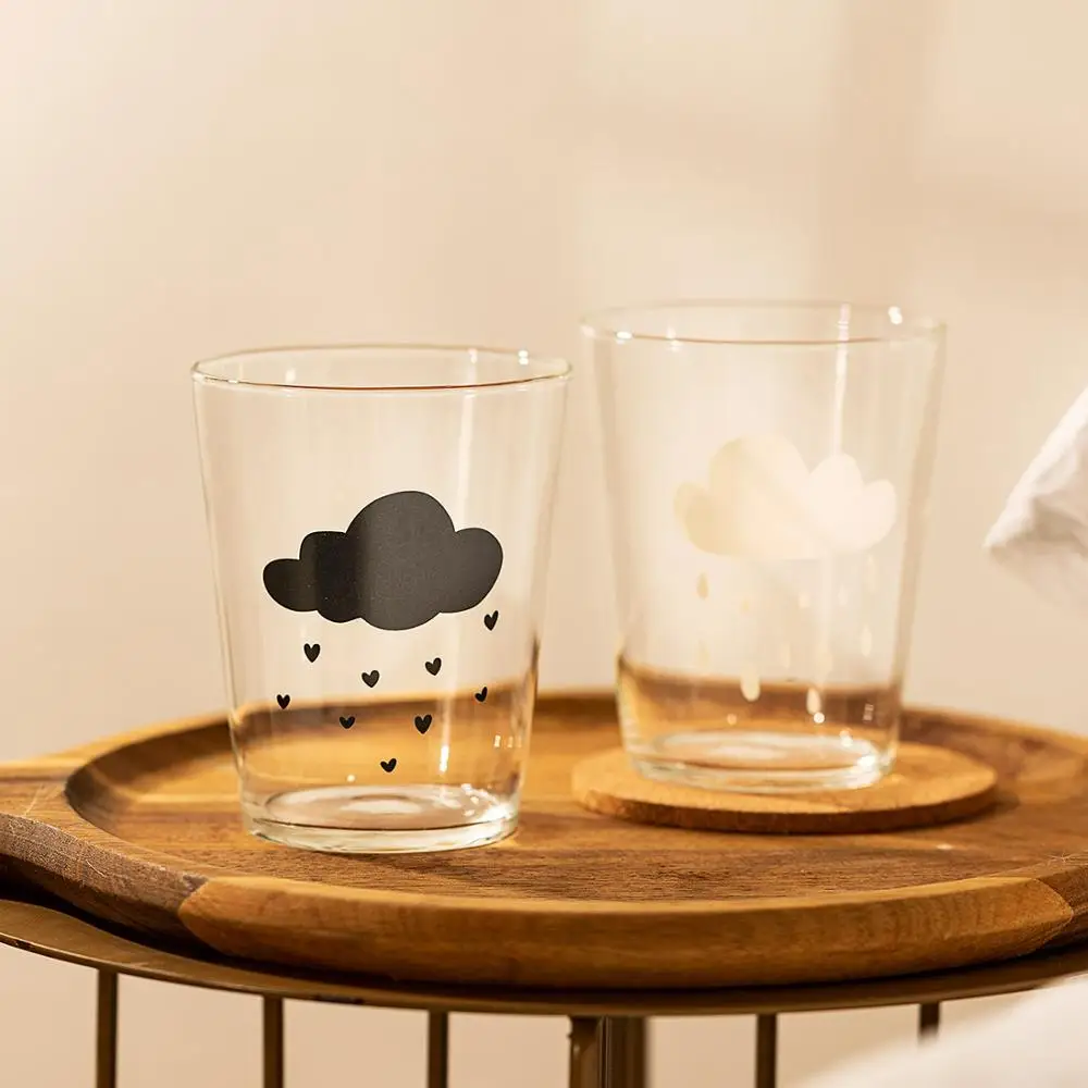 MDZF SWEETHOME 400 мл клубника облако Стекло сок кофейная чашка молоко чай кофе