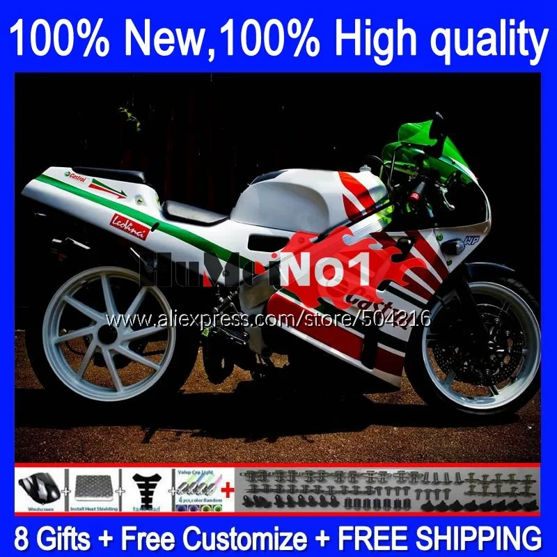 

VFR400R For HONDA VFR400 RVF VFR 400 R 400R NC30 89 90 91 92 93 151MC.40 RVF400R 1989 1990 1991 1992 1993 Fairings Castrol white