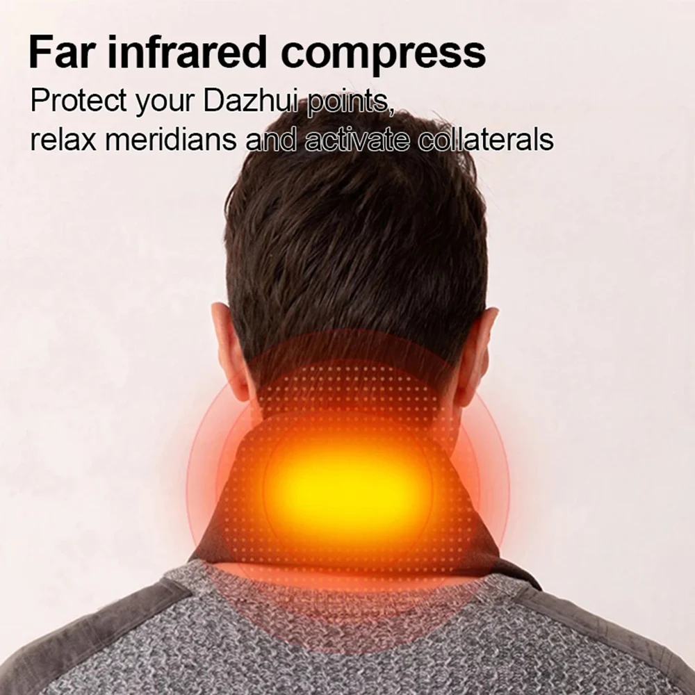 

Unisex USB Heating Scarf Electric Heating Scarf Neck Pain Relief Rechargeable Heating Pad Can Be Used As A Warm Baby Warm Gift