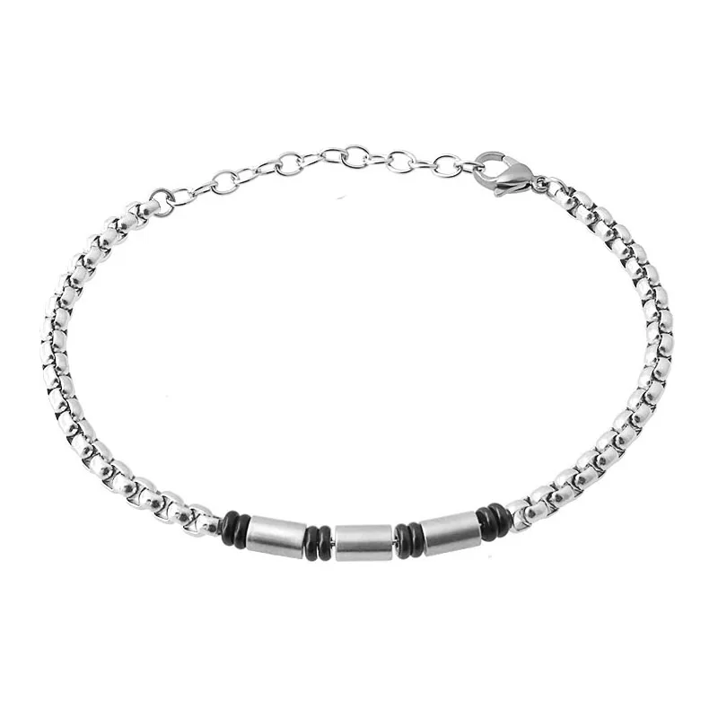 Runda 2020 Круглый браслет цепочка из нержавеющей стали для мужских ювелирных