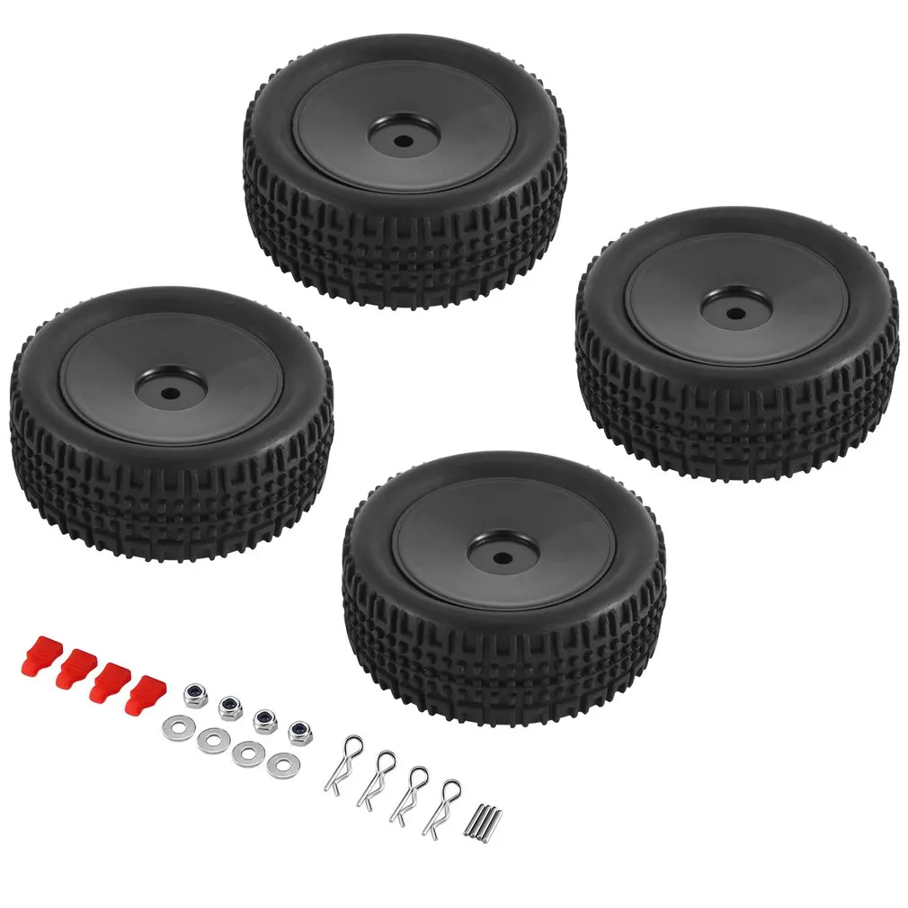 

4pcs 1 / 14 Off Road Tire Lightweight Durable Excellent Workmanship Great Style Good Grip Great Wheel Rim