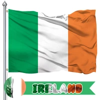 irish flag 400d 100 polyester premium quality ireland flag double stitch vivid color and uv fade resistant saint patricks