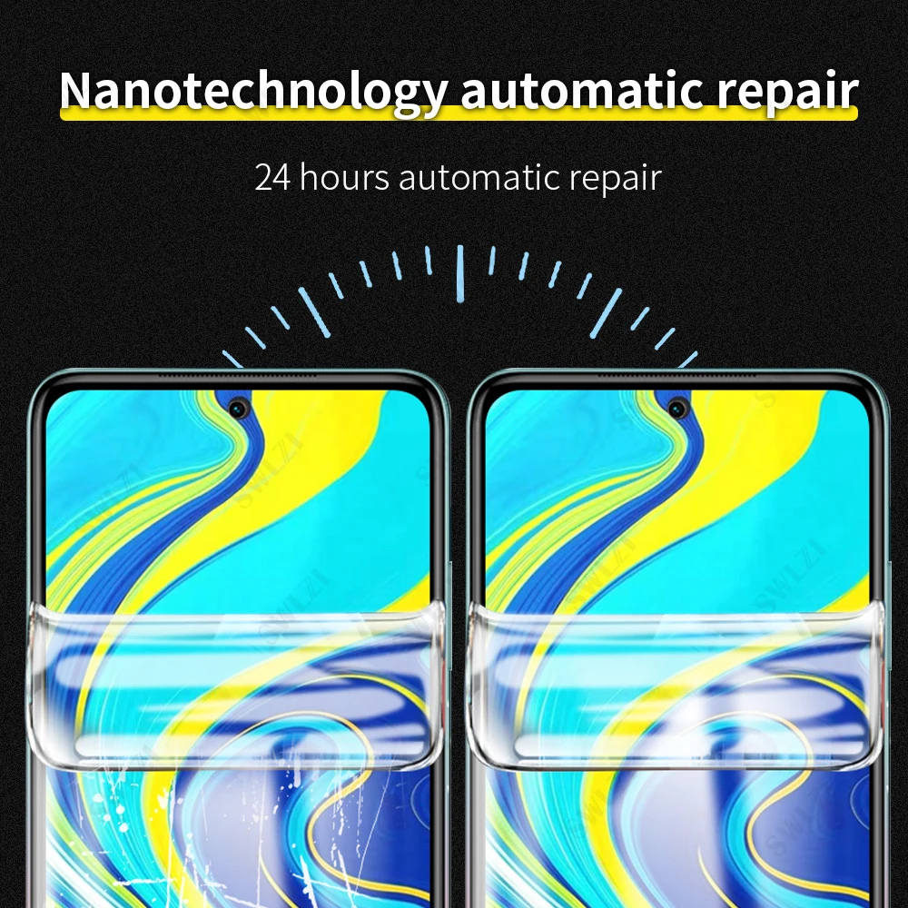 3Pcs soft full cover Not Glass for xiaomi redmi 10X note 9 9A 9C 9i 9T 9S 8 8T 7 7S pro max hydrogel film phone screen protecto | Мобильные