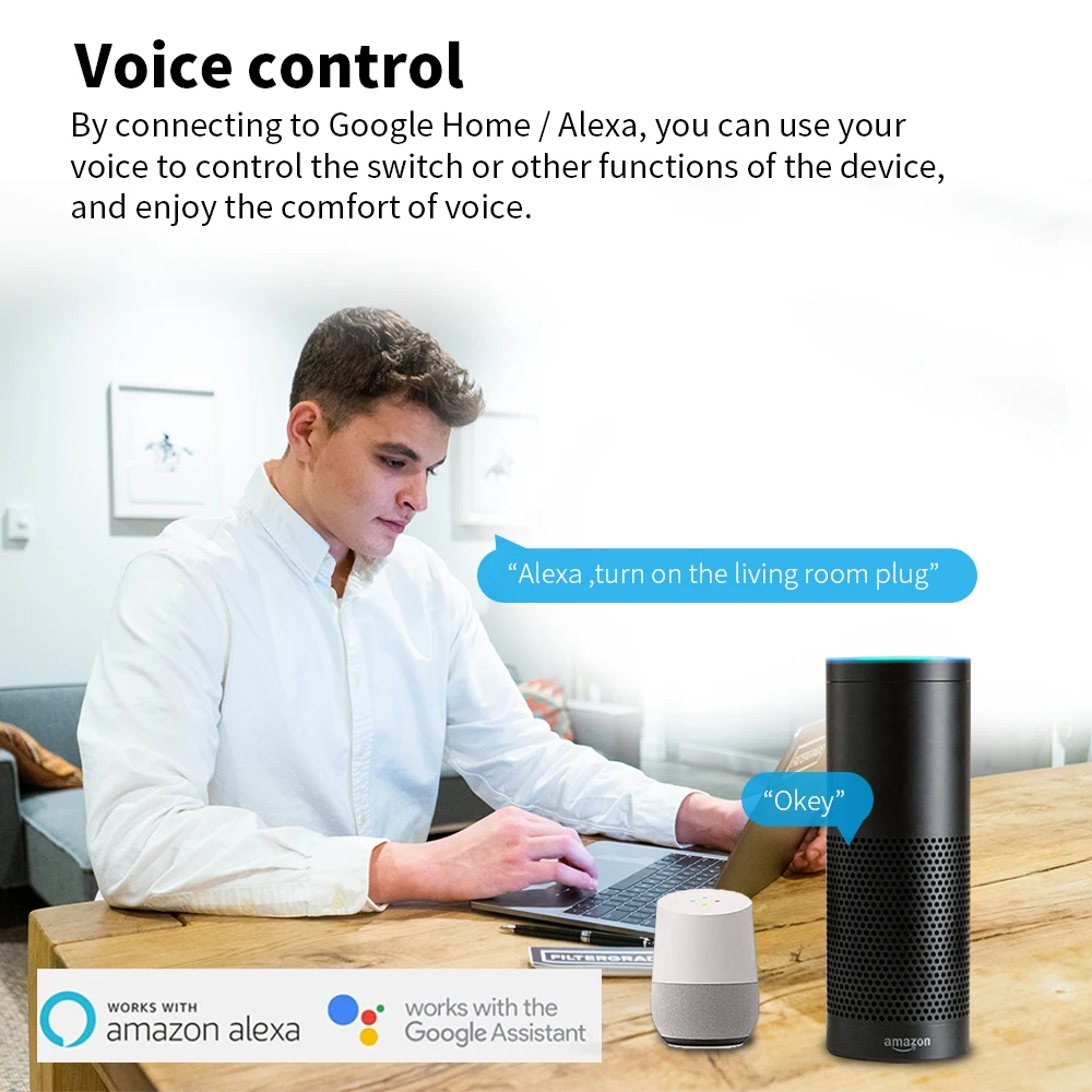 Беспроводной пульт дистанционного управления для Alexa Google Home