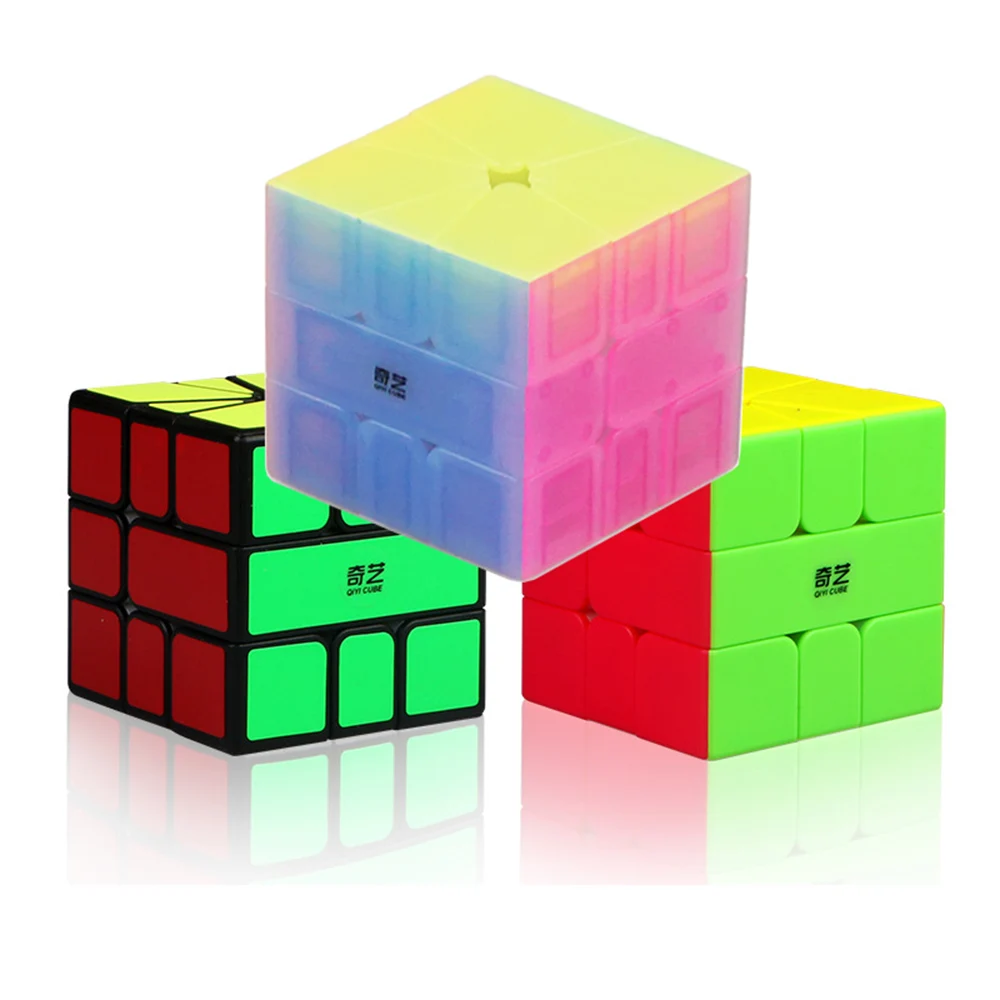 Кубики IQ QiYi QiFa SQ1 секторные 3x3 кубики скоростной кубик головоломка волшебные