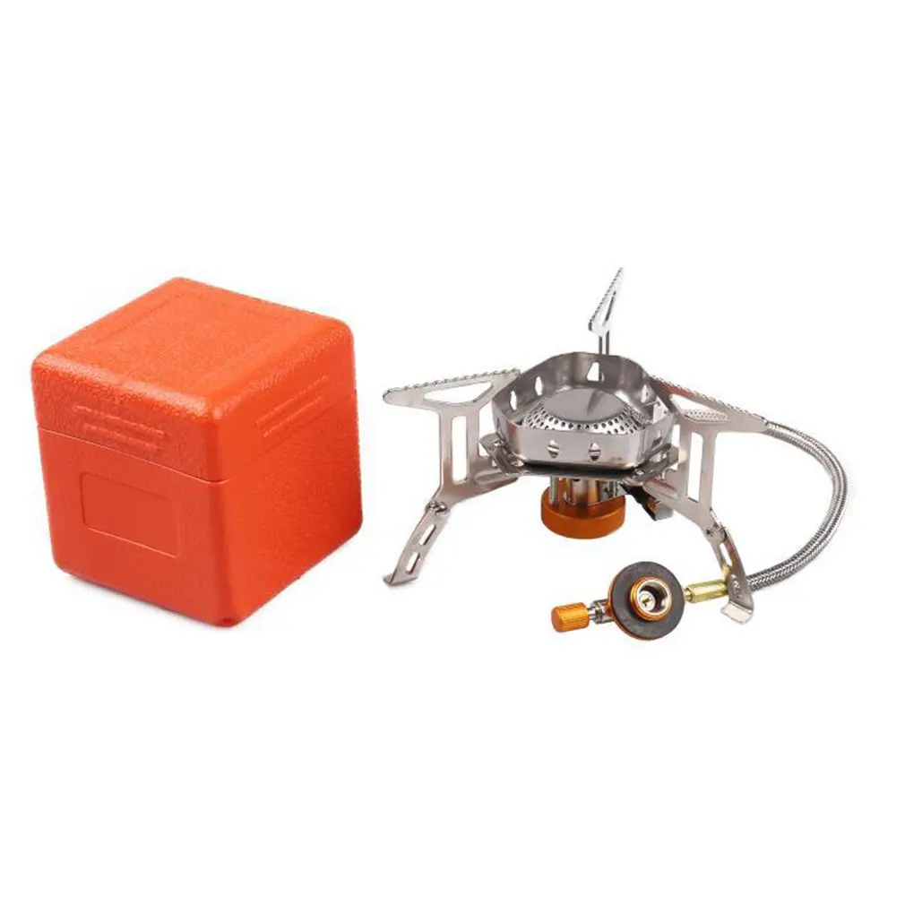 

Outdoor Portable Stove Portable Stainless Steel Camping Gas Stove Windproof Stove Picnic Stove For Camping picnic party