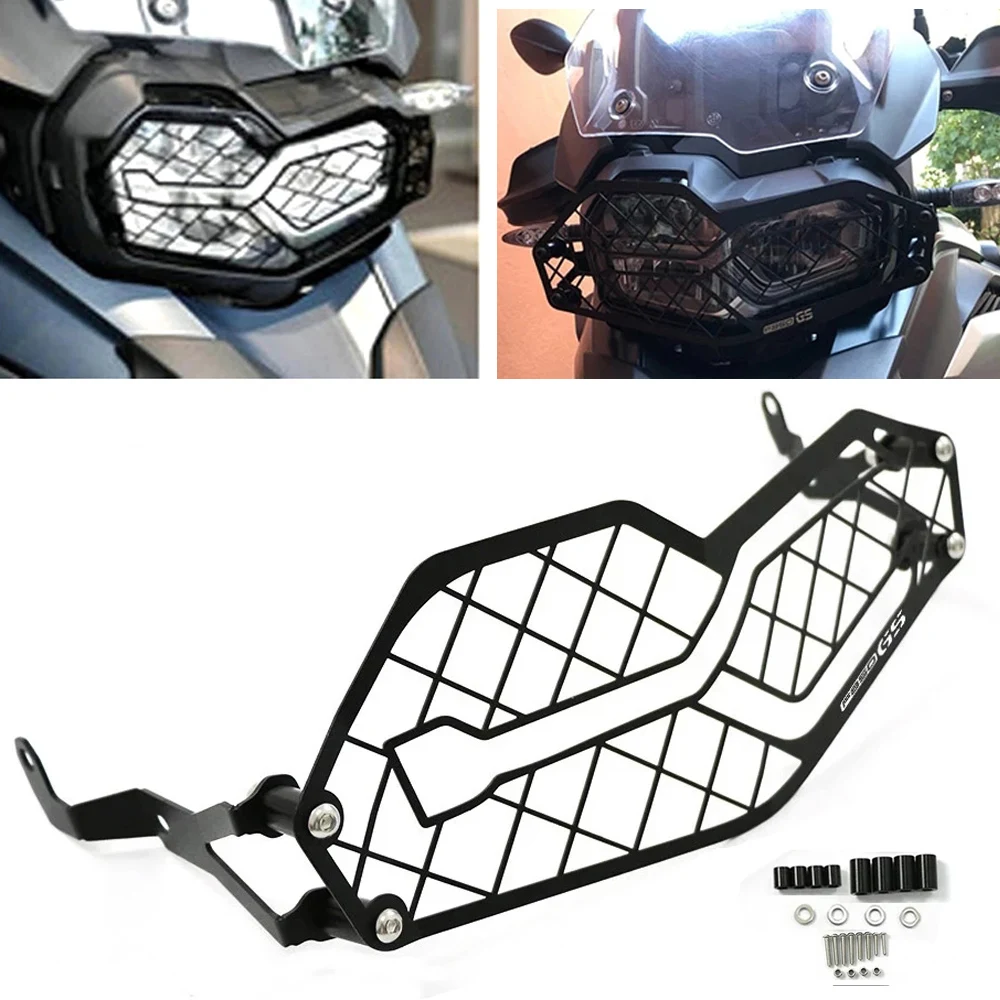

For BMW F850GS F750GS F 850 GS F 750 GS 2018-2023 Motorcycle CNC Headlight Guard Grille Grill Cover Protector Aluminum PVC