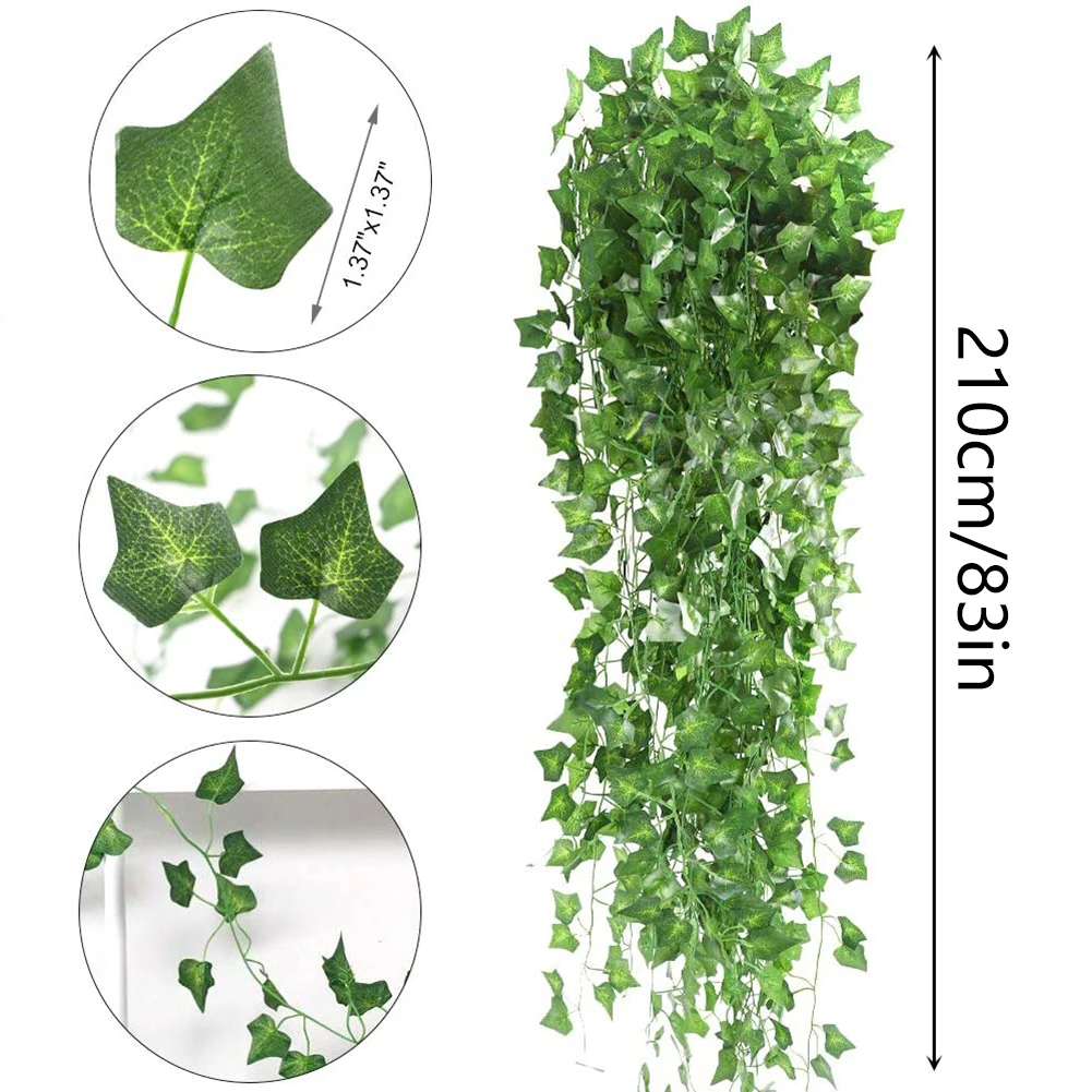 

Artificial Plants Of Vine False Flowers Ivy Hanging Garland For The Wedding Party Home Bar Garden Wall Decoration Outdoor
