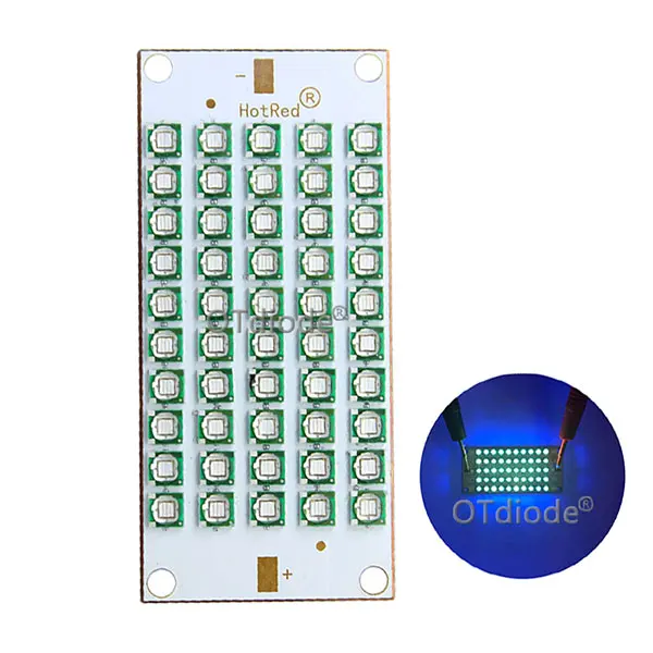 50W100W200W УФ Теплый Холодный белый темно-красного, зеленого и синего цвета cob-лампы светодиодный чип-диод фиолетовый УФ-клей сушка 3dprinter Комплектующие для самостоятельной сборки CREE Светодиодная лампа - Испускаемый цвет: 3535-UV-365NM