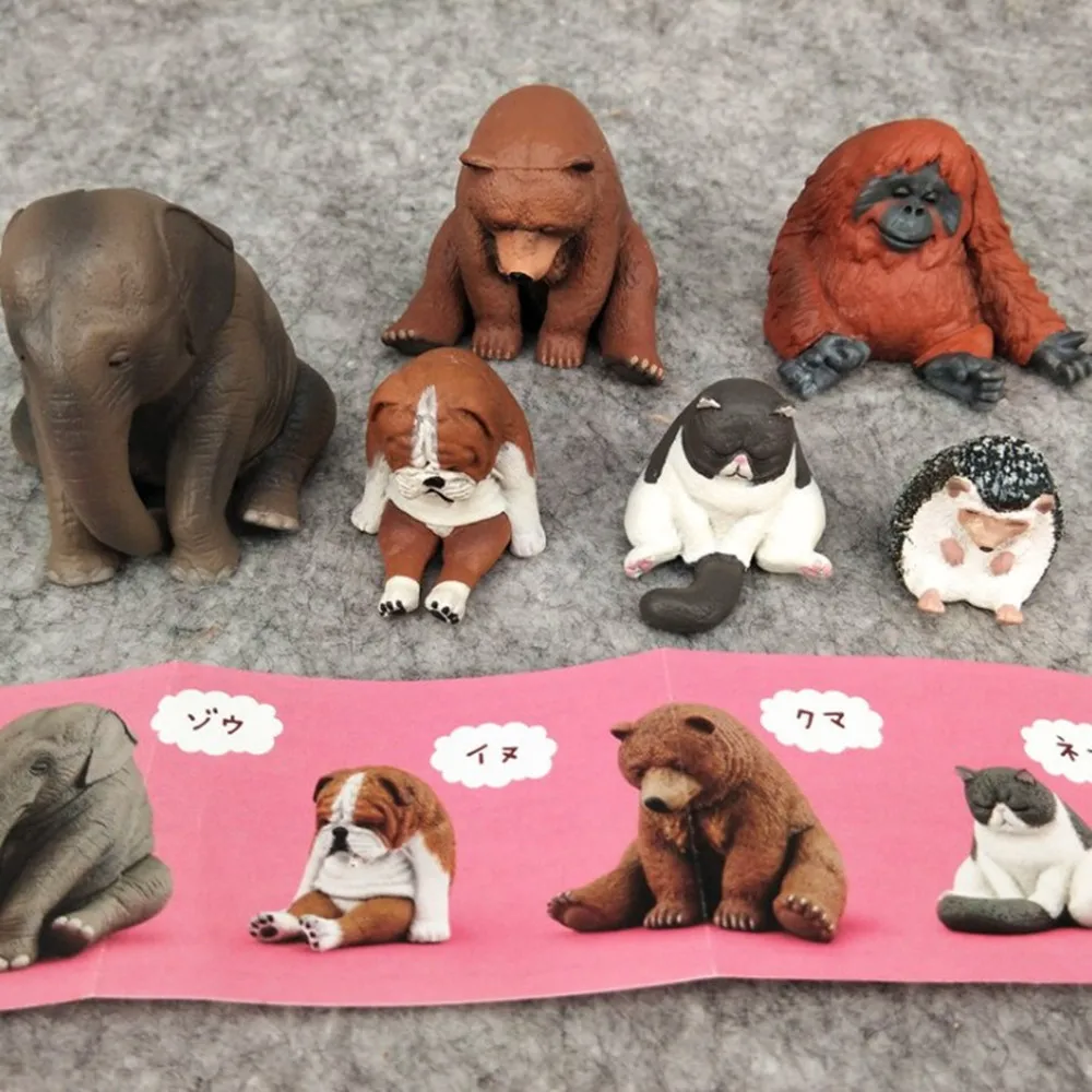 

Animals Wild tortoise Elephant panda lion bear gorilla Hippo dog Toys for Children Animals Kids Gifts Garage Kit