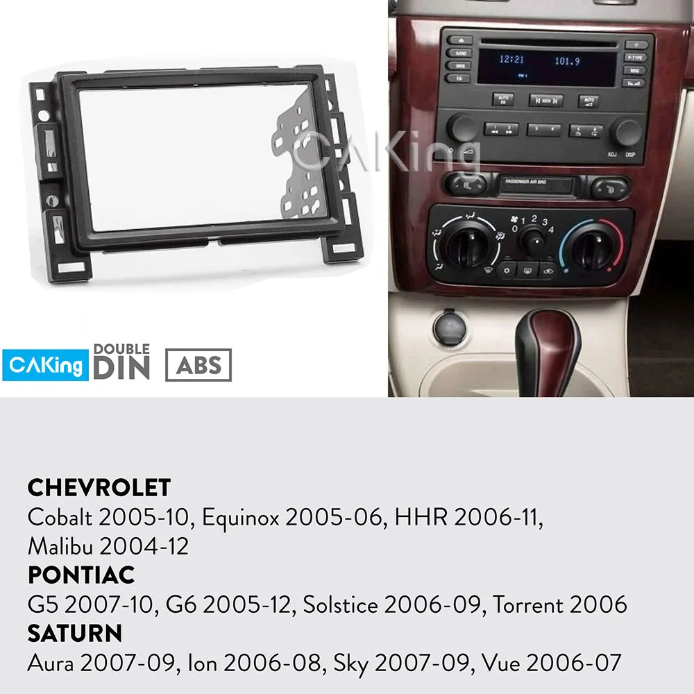 Автомобильная фасция Радио панель для PONTIAC G5 2007-10 G6 2005-12 Solstice 2006-09 torrender 2006 Dash Kit Facia