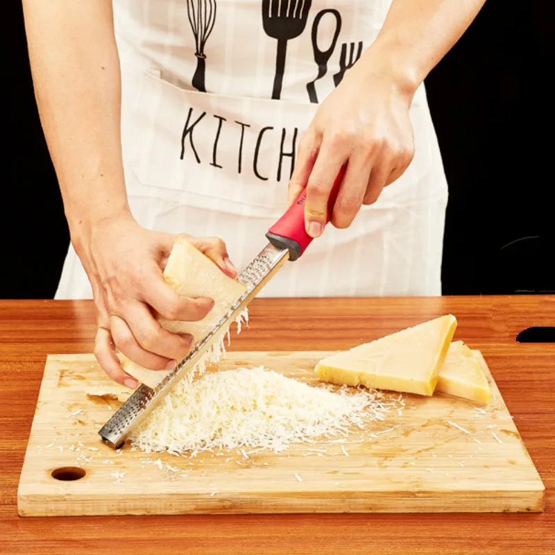 

Citrus Lemon Zester & Cheese Grater-Parmesan Cheese, Lemon, Ginger, Garlic, Nutmeg, Chocolate, Vegetables, Fruits, kitchen tools