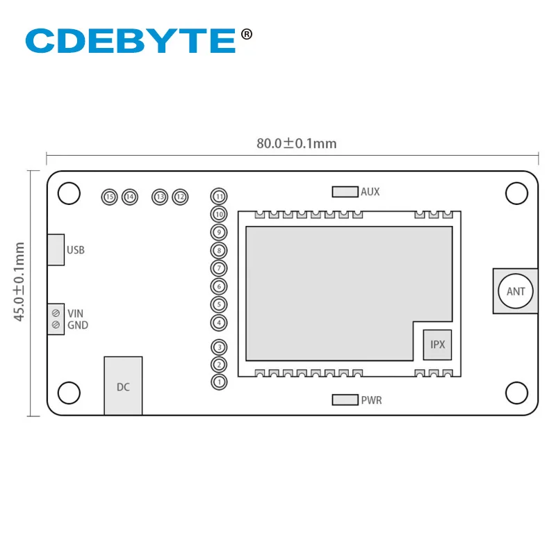 SX1262 Test Board Kits 230MHz LoRa Wireless Serial Port Module E22-230TBH-01 USB Development rf module for E22-230T30S | Мобильные