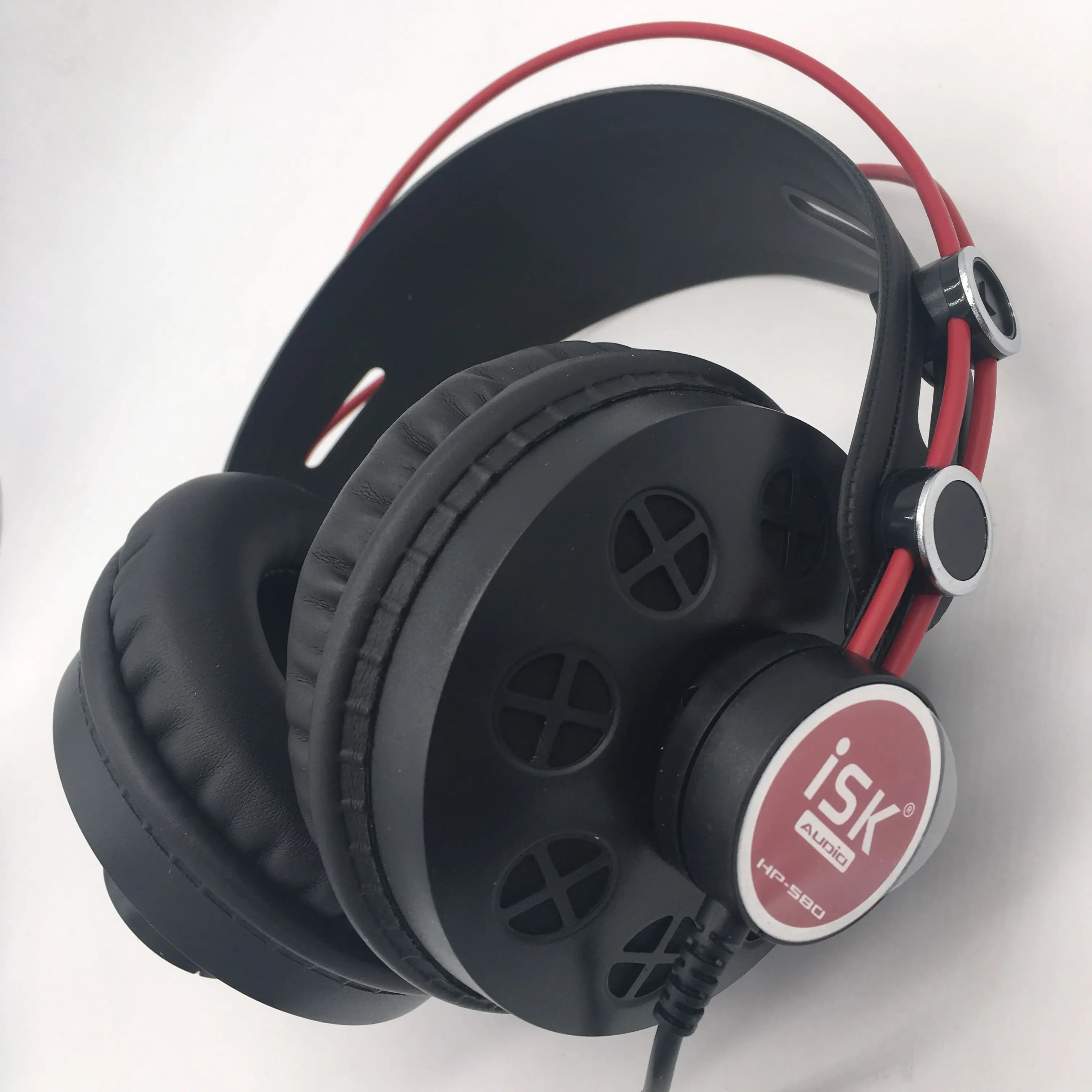 Полуоткрытые динамические наушники ISK HP-580 для оценки музыки записи и просмотра