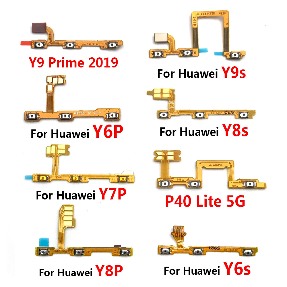 

Volume Button Power Switch On Off Button Flex Cable Replacement Parts For Huawei Y9S Y6P Y8S Y8P Y7P Y6S P40 Lite 5G P40 Lite E