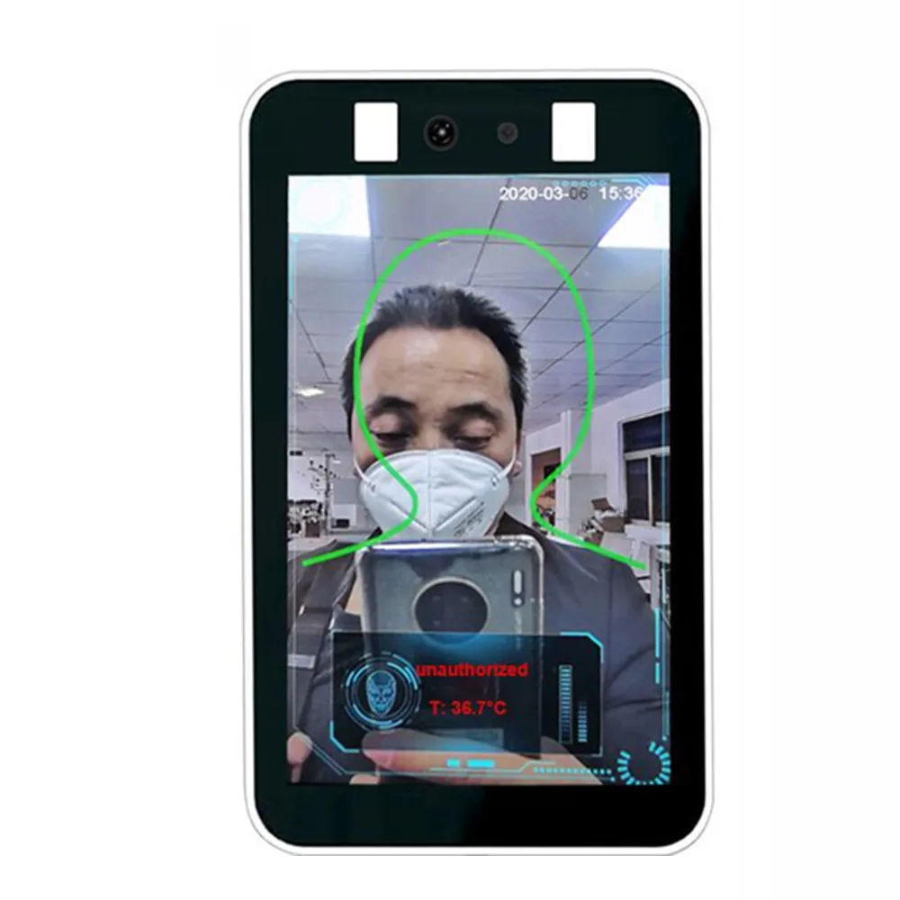 Доступа Управление Камера распознавание лица Уход за кожей сканер 8 дюймов ЖК