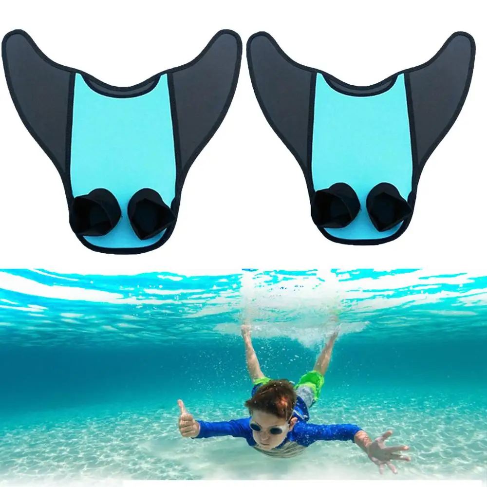 

Children Kid Mermaid Swimming Fins Duck Flippers Rubber Short Swim Fins Size Adjustable Fins Neutral Flippers Diving Equipment U