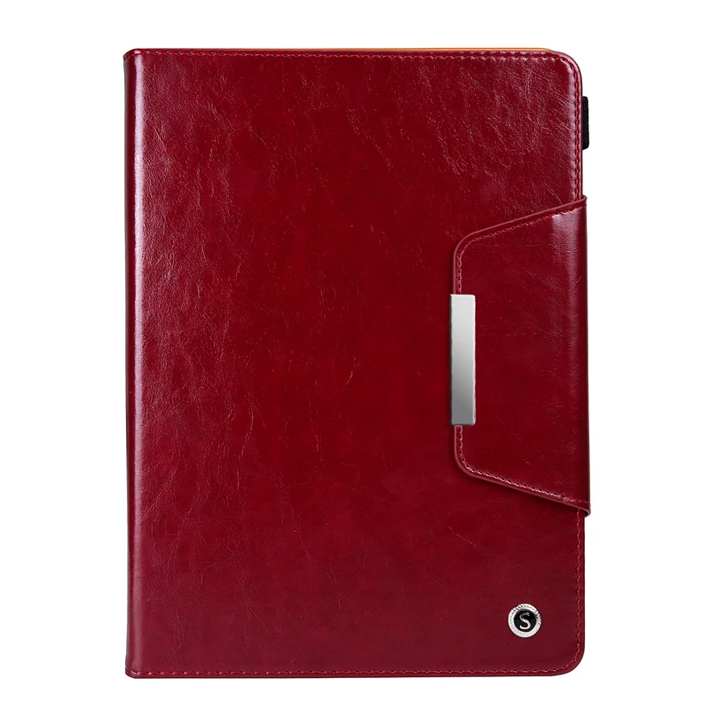 

For iPad 7th Flip Case Belt Retro Crazy Horse Skin Leather Case Business Stand Card Smart Cover for Apple iPad 10.2 inch 2019