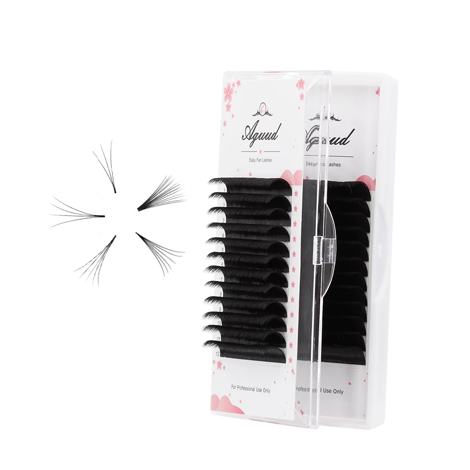 AGUUD легко раздувает объем ресниц Bloom наращивание Авто цветения Индивидуальные