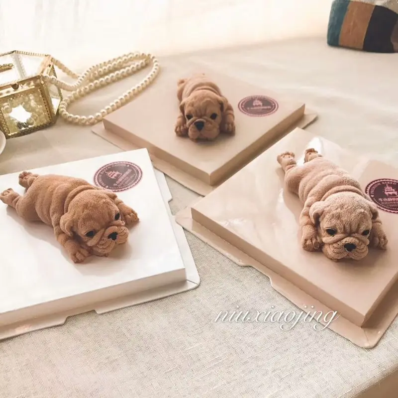 

3D Toy Dog Silicone Mold Fondant Mousse Cake Mold Chocolate Mold Cake Decoration Tools Kitchen Baking Accessories