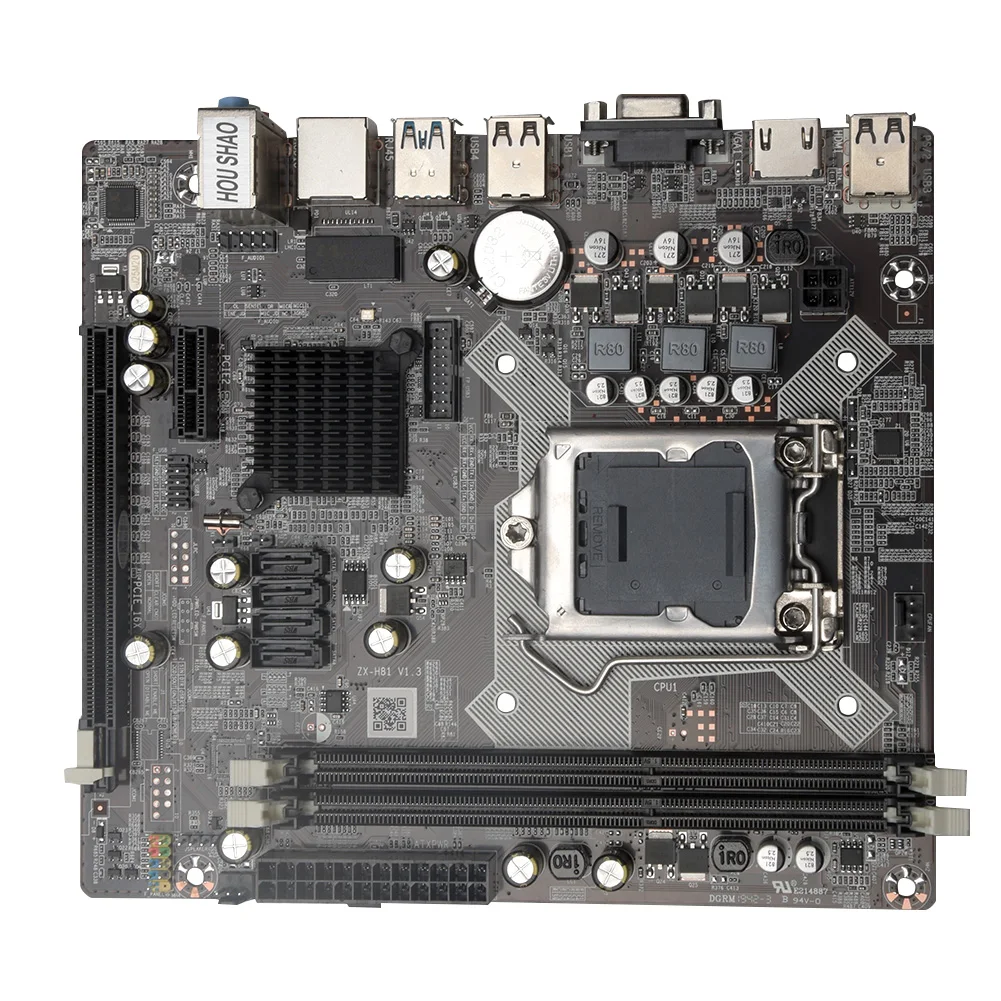 H81 LGA 1150 материнская плата Socket LGA1150 Micro ATX настольный USB 3 0 двухканальный 16 ГБ DDR3 для