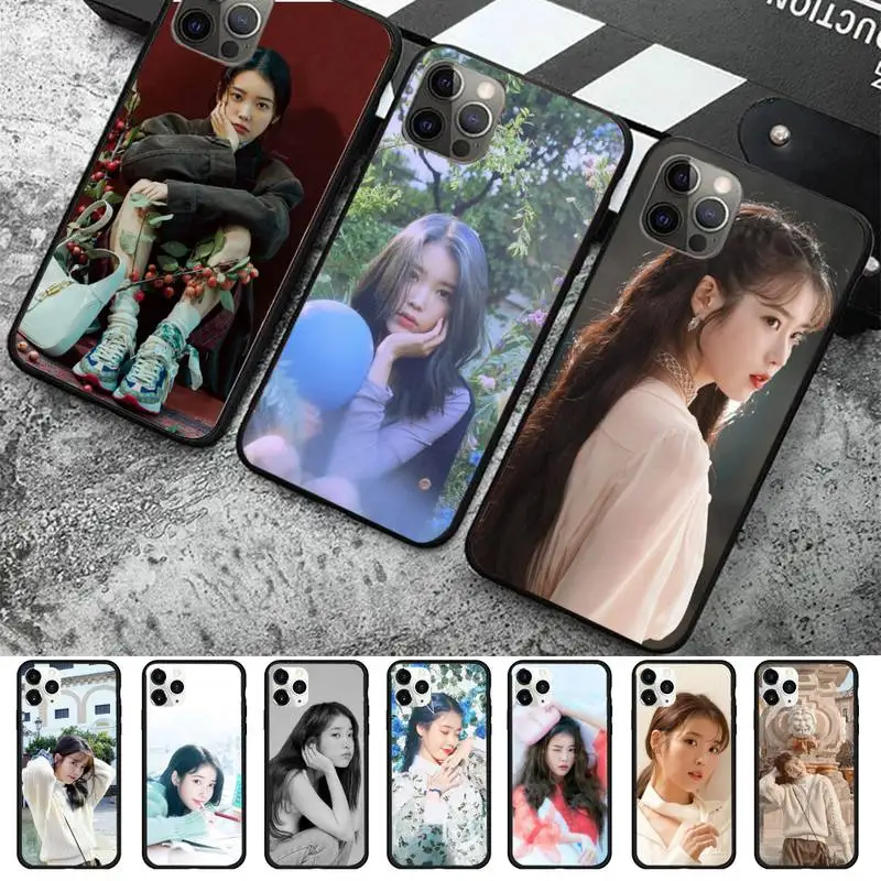

IU Phone Case For iPhone 13 11 8 7 6 6S Plus X XS MAX 5 5S SE 2020 XR 11 pro Funda capa