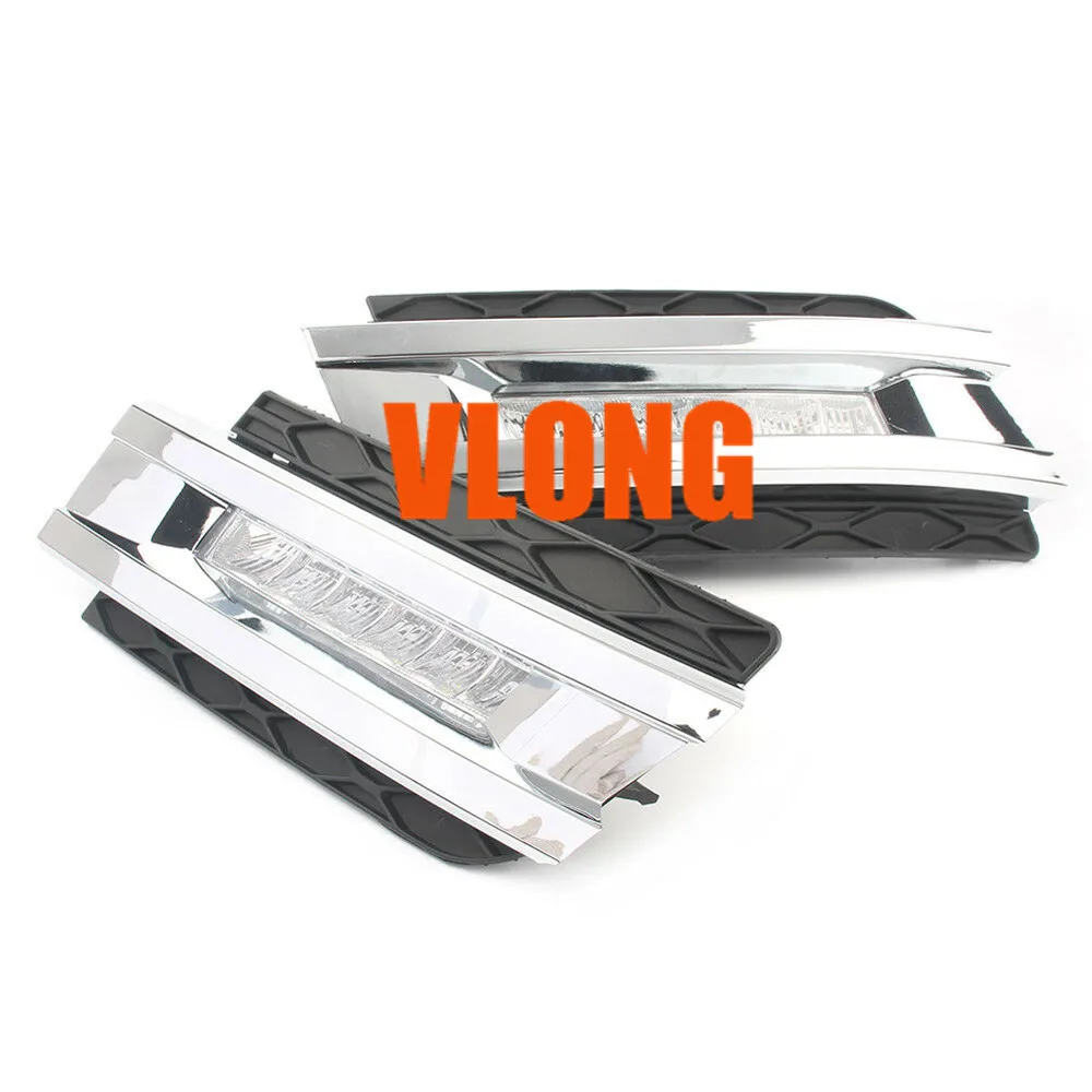 Fog Light Run lamp 06-09 2x White LED DRL Daytime For Mercedes-Benz X164 GL450 |