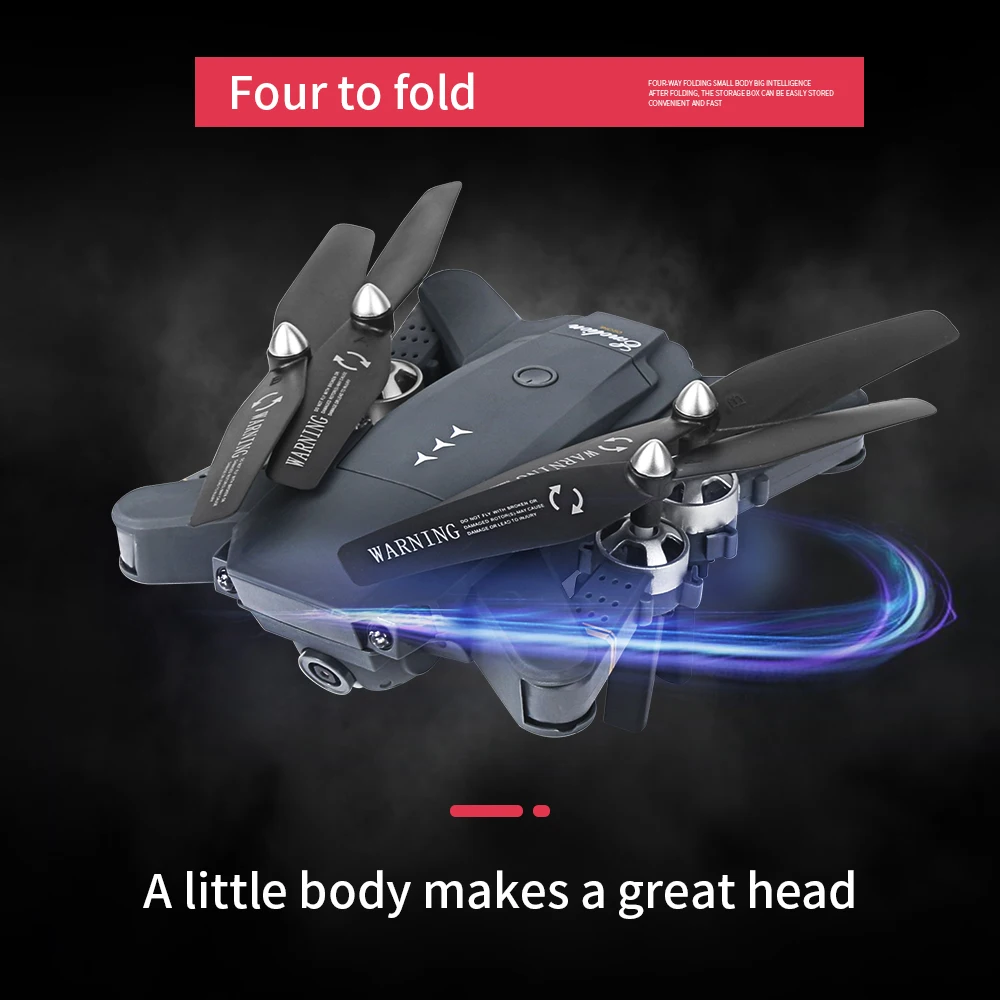 

XT-1 Drone Foldable Height Keep FPV Quadroter Flight Drones WIFI HD Camera Real Time Aerial Photography 720p/1080p/4K RC Toys