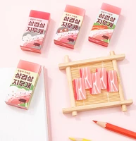 1pc large streaky pork eraser easy pencils cleaning drawing sketch rubber for kids student school stationery novelty gifts