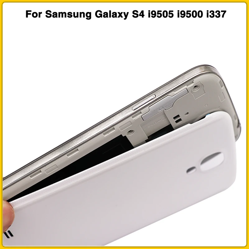 Новый S4 полный корпус чехол для Samsung Galaxy i9505 i9500 i337 батарея задняя крышка Дверь