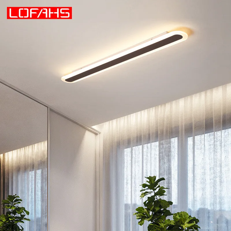 

Home LOFAHS Modern LED Ceiling Light Lamp Living Room Strip Lighting Fixture Bedroom Kitchen Surface Mount Ceiling Lights