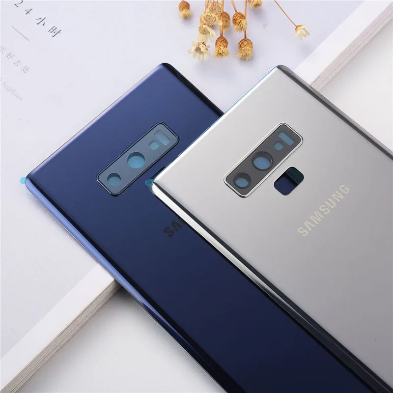 Оригинальный чехол SAMSUNG Note 9 задняя крышка батарейного отсека задний 3D стеклянный