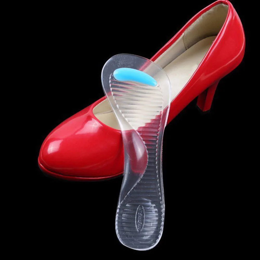 

1 Pairs Silicone Gel Pad Shoes Insole Non-Slip Sandals High Heel Arch Cushion Support Woman Insoles Massage Shoes Cushion Pads