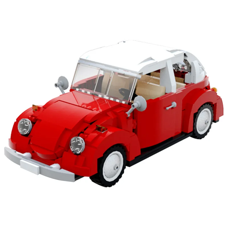 

Classic Famous Car Simulation Model Building Blocks City Assembly Vehicle Creator Bricks Kids DIY Educational Toys Birthday Gift