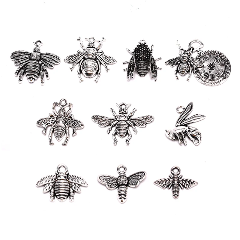 10 шт./компл. подвеска в виде пчелы | Украшения и аксессуары