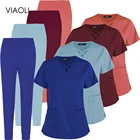 Скраб женский Viaoli, медицинская Униформа высокого качества, аксессуары для операционной, хирургической одежды, стоматологической клиники, скрабы для врачей