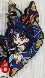 06 Ishtar Fate/большой заказ FGO аниме Enkidu Gilgamesh Mordred Jeanne d'Arc Scathach Okita Souji Nero Ishtar Oda Nobunaga резиновый брелок - Цвет: 06 Ishtar