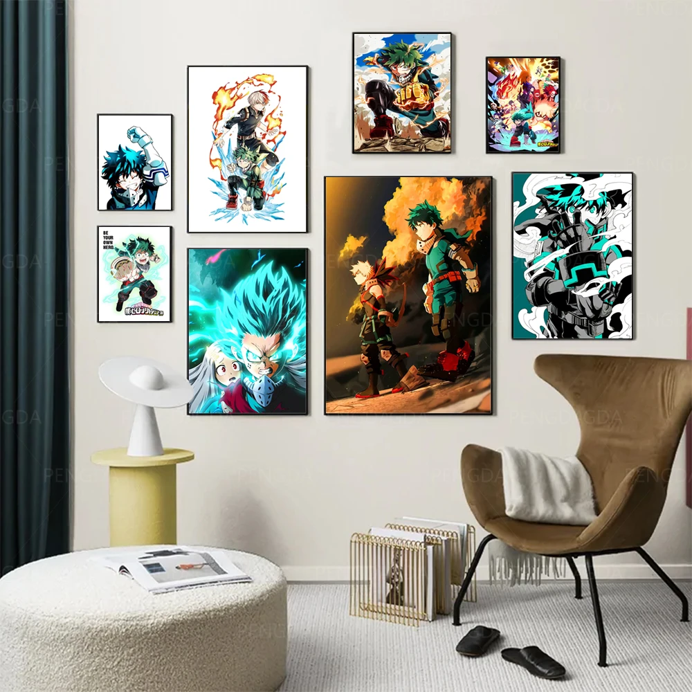 

Home Decoration Canvas HD Prints Japanese Animation Poster Painting Living Room Wall Art Character Modular Picture No Framework