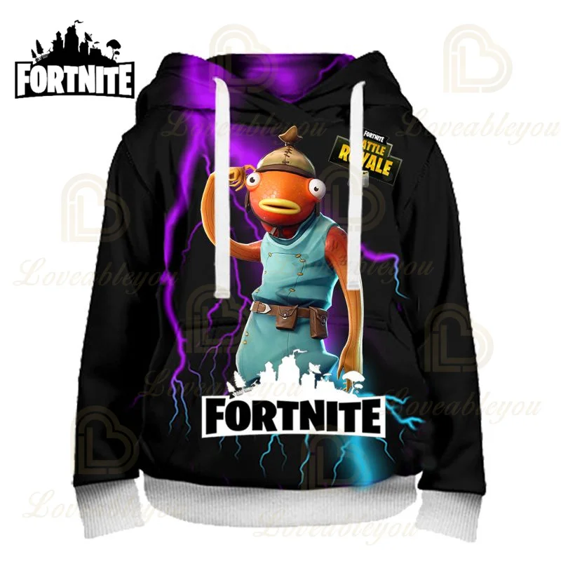 

Hot Game Fortnite Kids Hoodies 3D Sweatshirt Long Sleeve Clothes for Teens Boys Girls 3-14Years Child Pullover Hoody Costume