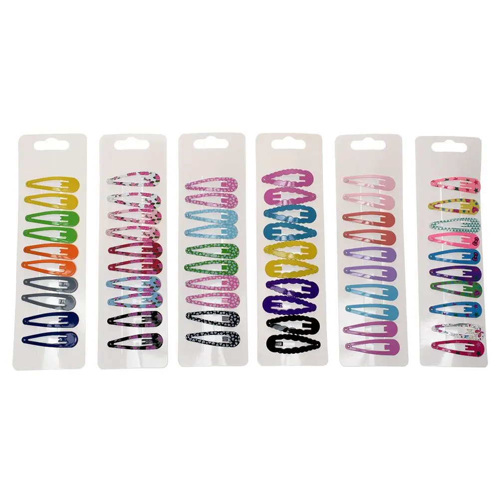 Заколки для волос Детские металлические с принтом 10 шт. | Красота и здоровье