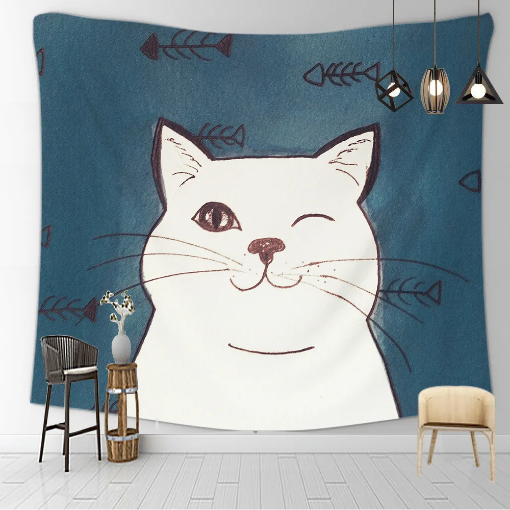 Кошка домашний котенок милый мультфильм ребенок теплая семья подвесной Триппи