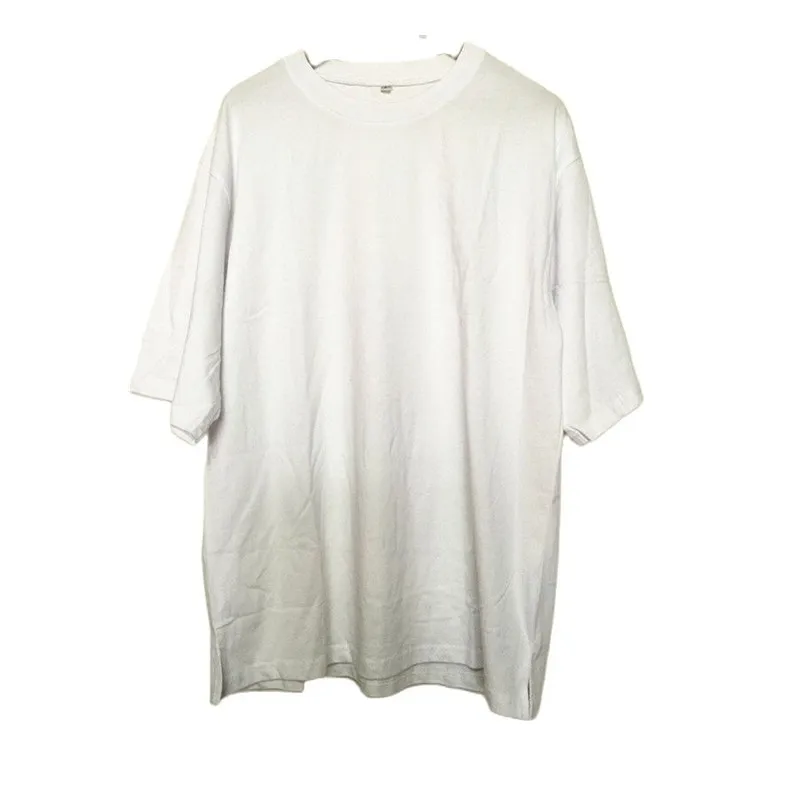 Мужская летняя футболка хип хоп панк уличная homme с открытыми плечами розовые