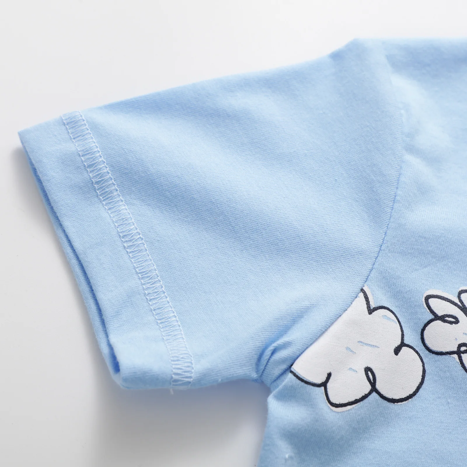 

Summer New European And American Brand Children's Clothing Children's Knitting Bottoming Shirt Short Sleeve T-shirt 6283