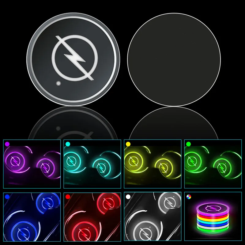 1 шт. светодиодная подсветка для автомобильной чашки светящийся подставка