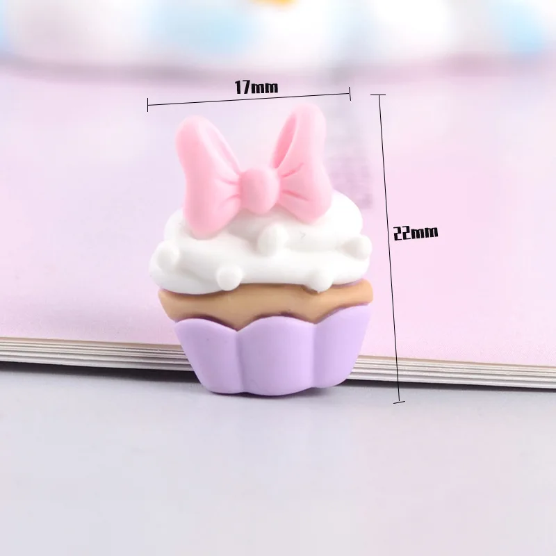 Kawaii плоские &quotсделай сам&quot с имитацией Мороженое Торт Смола Кабошоны плоской