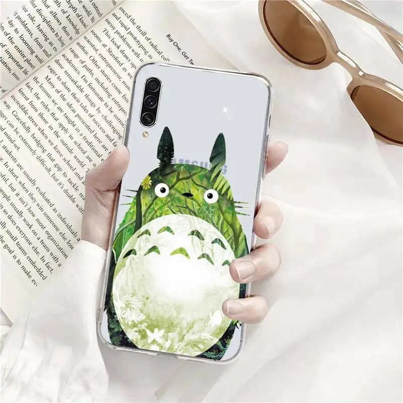 

Anime My Neighbor Totoro Phone Case Transparent for Samsung A71 S9 10 20 HUAWEI p30 40 honor 10i 8x xiaomi note 8 Pro 10t 11