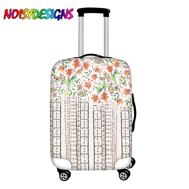 Чехол для багажника NOISYDESIGNS с цветочным рисунком и акварелью чехол багажа в